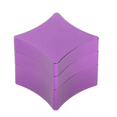 Imagem de Luzhengyang Estojo portátil para giz de bilhar, acessórios de giz de liga de alumínio para pontas de taco de sinuca, peças de sala de jogos de sinuca, design quadrado de metal vermelho preto azul -