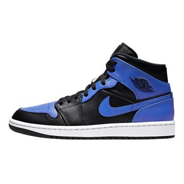 Imagem de Nike Boy's Basketball Shoe, Black Hyper Royal White, 5.5 Big Kid