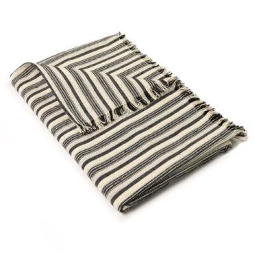 Imagem de Manta Arco-Íris 1,40m x 1,20m Algodão para Sofá, Preto