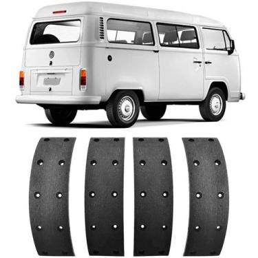 Imagem de Lona Freio Volkswagen Kombi 1.4 1.6 76 a 2012 Traseira VW Fras-le VW27