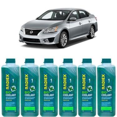 Imagem de Kit aditivo radiador bio coolant pronto para uso verde - nissan sentra