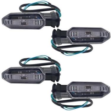 Imagem de Pisca Led Honda Adv 150 Xre 300 Com Coxim Seta 4 Peças - S Parts