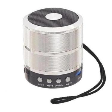 Imagem de Alto-Falante Grasep D-Bh887 Portátil Com Bluetooth Prata