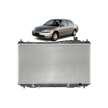 Imagem de Radiador Civic 1.7 2001 2002 2003 Á 2005 - Cambio Automático - COOLER