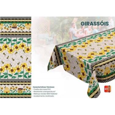 Imagem de Toalha de Mesa Estampada Térmica e Impermeável 140x200 Admirare, Giras