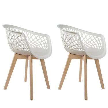 Imagem de Kit 2 Cadeiras para Sala de Jantar PP Web - Empório...