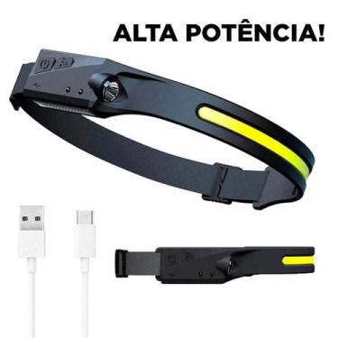 Imagem de Lanterna De Cabeça Fita Led Usb Luz Forte Sensor Inteligente - HIGA
