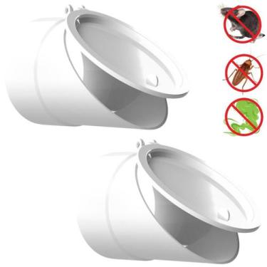 Imagem de Válvula De Retenção Esgoto Para Canos 100Mm Kit 02 Un - Valeplast