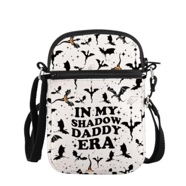 Imagem de PLITI Fourth Wing Gift Dragon Rider Fans Gift Fantasy Reader Gift In My Shadow Daddy Era Fourth Wing Bolsa transversal, Shadow Daddy Zcbag