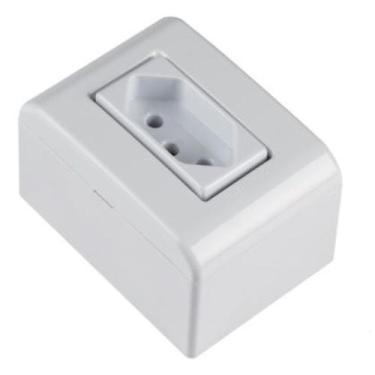 Imagem de Caixa de sobrepor 1 tomada 2p+t 20a br lizflex tramontina