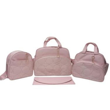Imagem de Kit bolsa maternidade Bebê Estrela - Hyno kids, Rosa