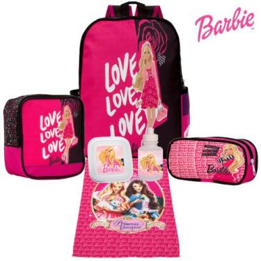Imagem de Mochila de Costas Menina Barbie Passeio + Itens Toys 2U