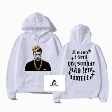 Imagem de Moletom Canguru Mc Kevin O menino que encantou a quebrada Homenagem Bl