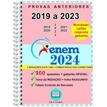 Imagem de Enem Provas 2019 a 2023 Gabarito Oficial - Sala Do Estudante
