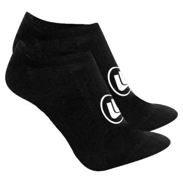 Imagem de Meia Esporte Legal Sapatilha Invisível Feminina, Preto, 34-39