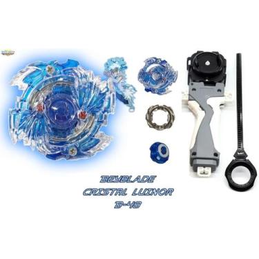 Imagem de Beyblade Burst: Crystal Luinor + Lançador + Grip Suporte - Storm Gyro,