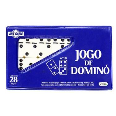 Imagem de Dominó Clássico com Estojo 10mm - Art Game