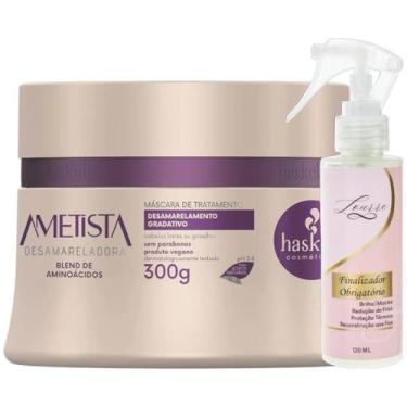 Imagem de Kit Ametista Máscara 300ml + Finalizador Obrigatório Lourre 120ml - HA
