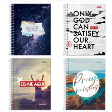 Imagem de Caderno Bliss Religioso 20 Matérias Sortidos 400 Folhas Cadersil  