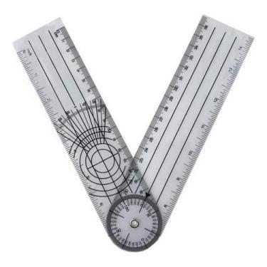 Imagem de Goniômetro Em Pvc 35 Cm Para Medir Angulação Da Amplitude - BIC