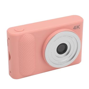 Imagem de Câmera Digital Portátil, Estabilização de Imagem Eletrônica, Tela Tft de 2.4 Cabeças, Foco Automático, 48mp, Hd, Micro Câmera Slr para Vlogging (Rosa)