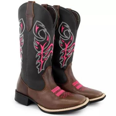 Imagem de Bota Texana Feminina Desenho Delegada - 8 Segundos, 35