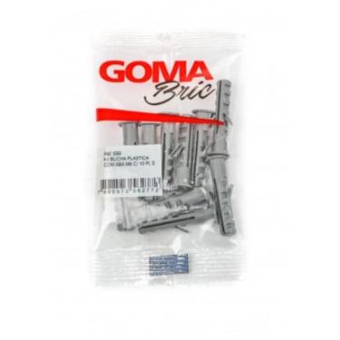 Imagem de Kit Bucha Plástica com Aba M8 Goma com 10 Peças