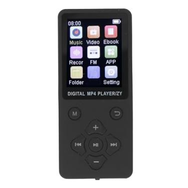 Imagem de Mp3 Player Portátil Mp4 Player de Vídeo Portátil Mp3 Player Mp4 Player Tela Colorida Suporte Imagens para Música Bt5.0, Mp3 Mp4 Players (Preto)