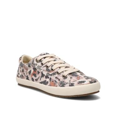 Imagem de Taos Tênis feminino Star – Estilo icônico com design de lona para aventuras diárias – Cadarço de ajuste personalizado e palmilha removível premium com suporte de arco para conforto o dia todo, Sunset