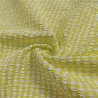 Imagem de Tecido xadrez camisas saias roupas verão atacado pano por metro vestuário costura DIY algodão poliéster material para costura (11,1 metro)