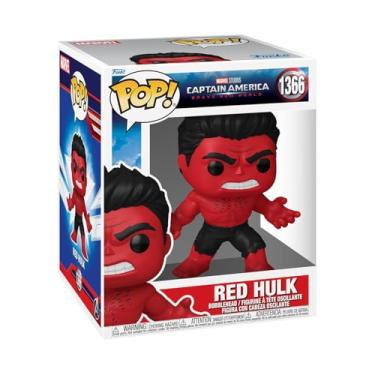 Imagem de Funko Pop! Super: Captain America: Brave New World - Red Hulk - Figura de vinil colecionável - ideia de presente - Mercadoria oficial - brinquedos para crianças e adultos - Fãs de filmes