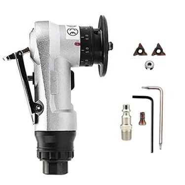 Imagem de Vislone Máquina pneumática de chanfradura de carpinteiro ferramenta de chanfradura portátil de metal madeira acrílica máquina de corte de chanfradura