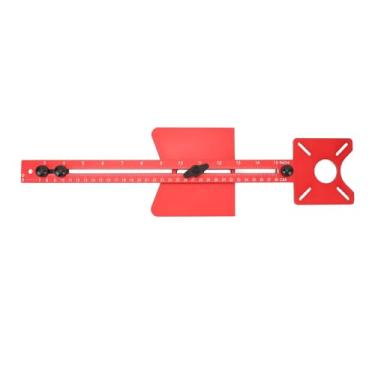 Imagem de 4 Polegadas de Roteador Bracket Bracket, Gabarito de Corte de Círculo de Roteador Destacável, Guia de Corte de Círculo de Roteador Ajustável, Ferramenta de Gabarito de Roteador