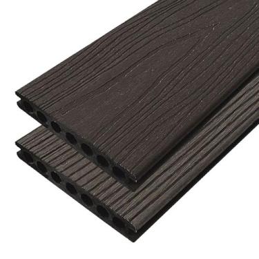 Imagem de Deck Régua WPC EspaçoFloor Madeira Plástica Carvalho Escuro Brown 15x2