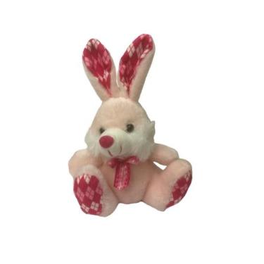 Imagem de Pelúcia Mini Coelho Coelhinho Decoração Infantil  - FIZZY, Rosa ref, 6