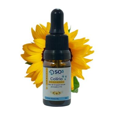 Imagem de Colírio Natural Ozonizado para Pet 10ml Óleo de Girassol Ozonizado "SO3 Ozônio" para Pets e Animais com problemas nos olhos! Colírio Veterinário.