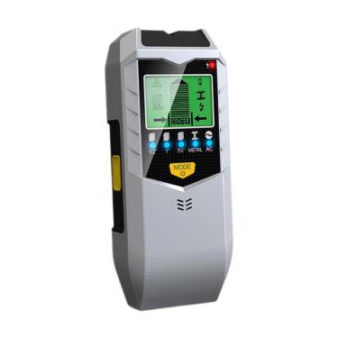 Imagem de Generic 5 em 1 Detectores de parede de pino, descobradores de medição de profundidade, computador de mão, scanners eletrônicos para alta confiabilidade, Prata
