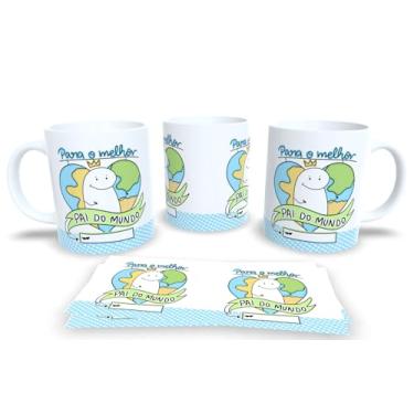 Imagem de Caneca de Porcelana Personalizada dia dos Pais Frases Engraçadas, Divertidas e Deboche (Para o melhor pai do mundo.)