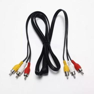 Imagem de Cabo Audio/video Macho 3 RCA+3 RCA - 1,8m -MXT