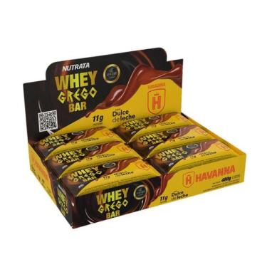 Imagem de Whey Grego Bar Havanna Caixa 12 Unidades - Nutrata, DOCE DE LEITE
