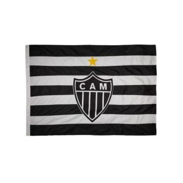 Imagem de Bandeira Oficial Do Atlético Mineiro 68x98cm Dupla Face 1,5 Panos - BC