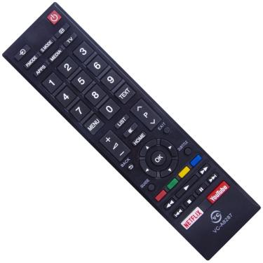 Imagem de Controle Compativel Tv Led Toshiba Philco Vc-A8287