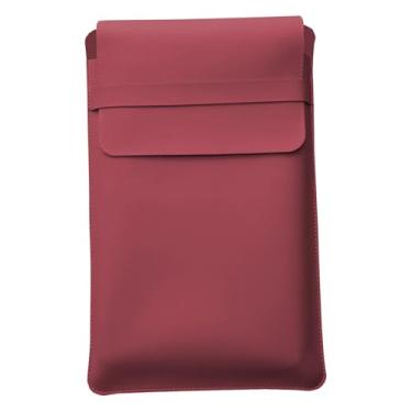 Imagem de Luvas Pasta Capa Case Para Notebook Bordô 17 Polegadas