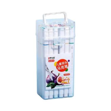 Imagem de Conjunto de Canetas Pincel com 12/24/36/48/60 ou 80 Cores Sortidas - I