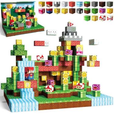 Imagem de Cubos magnéticos de construção Resflycheng 100PCS com caixa magnética