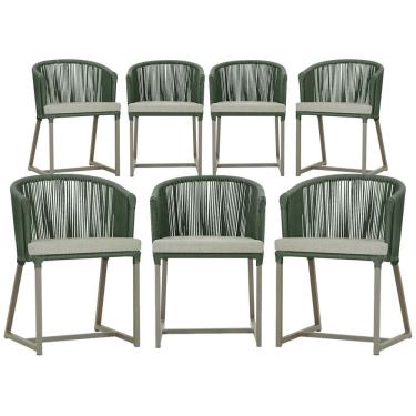 Imagem de 6 Cadeiras de Jantar Área Noronha em Alumínio