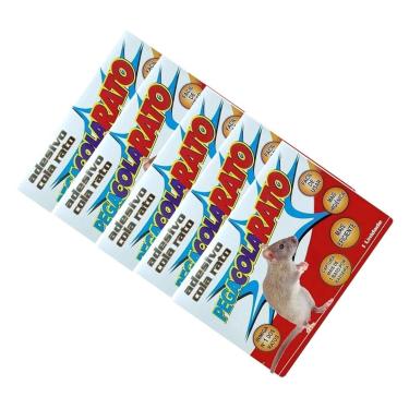 Imagem de Cola Rato Armadilha Pega Rato Ratoeira Mata Pragas | 5 Unidades | 5 PONTOS@