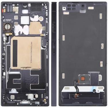 Imagem de Para Zte Nubia Red Magic 8 Pro / 8 Pro+ / 8s Pro / 8S Pro+ Middle Frame Placa, sem chaves laterais (preto)