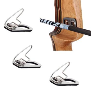 Imagem de FENJANER 3 peças arco recurvo arco arco descanso flecha caça alvo tiro acessórios mão direita