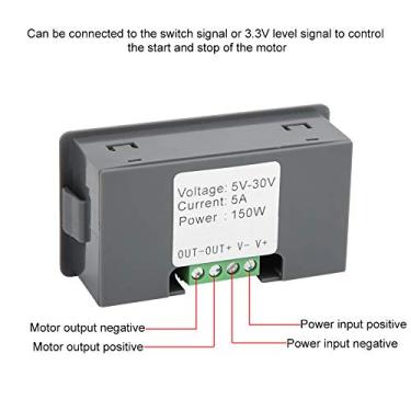 Imagem de Regulador de Velocidade do Motor PWM, LED Light Dimmer Display Digital Encoder DC Motor Controller 5V 12V 24V para o Botão Start-Stop do Motor, Controle Externo do Interruptor,